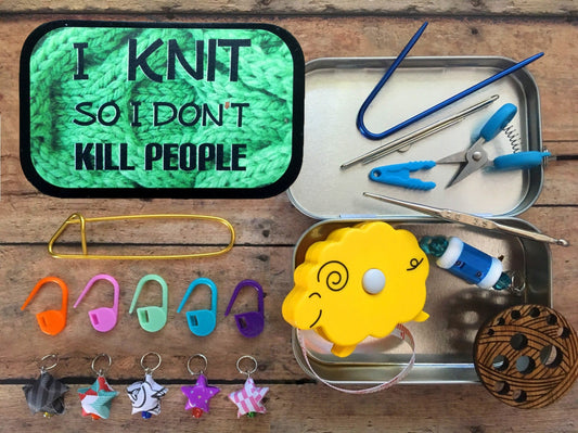 I knit so I don’t kill people