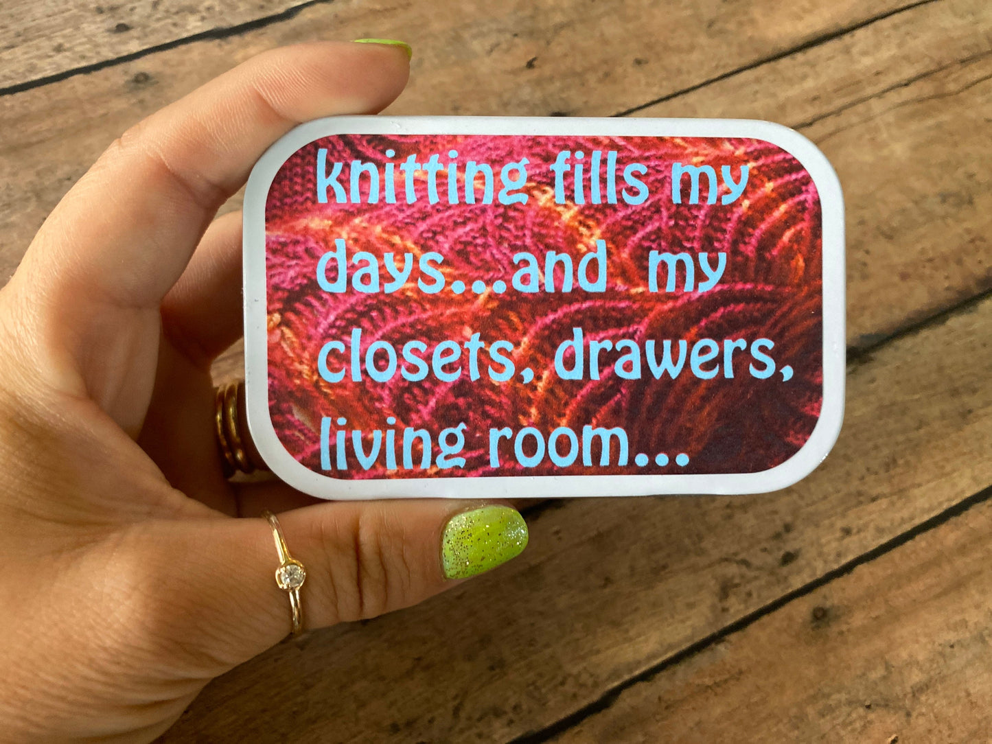 Knitting fills my days…and my closets, drawers, living room…