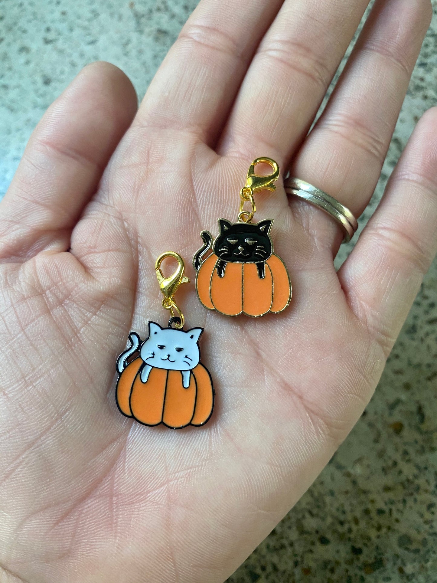 Pumpkin Cat Duo