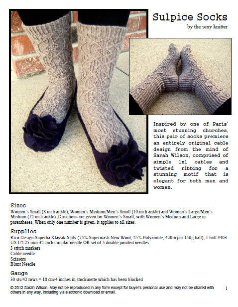 Sulpice Cabled Socks
