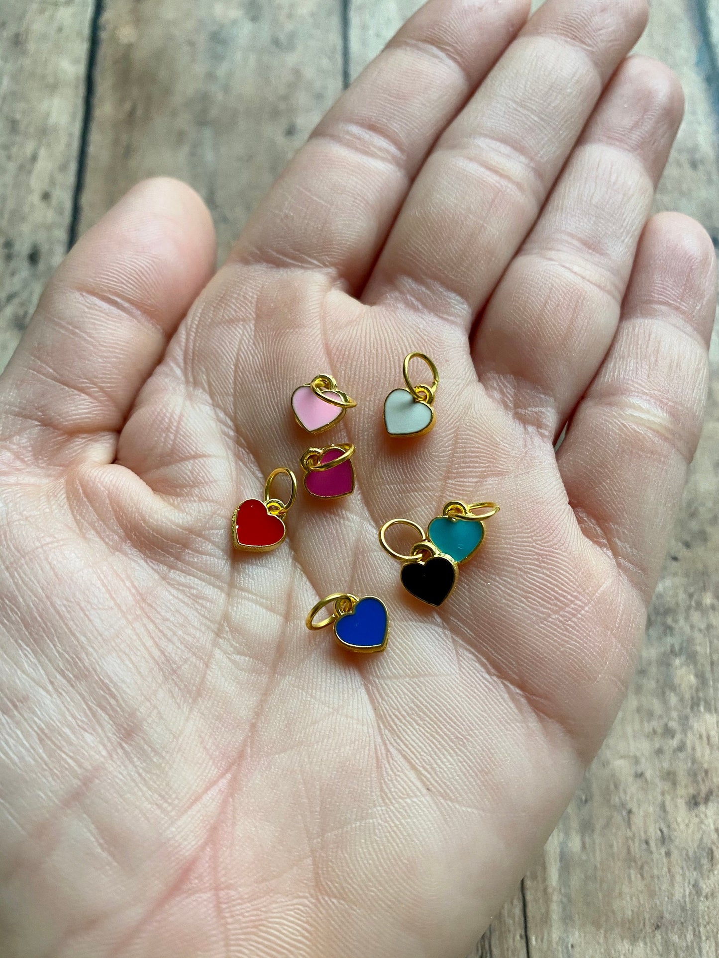 Tiny Hearts Stitch Marker Pouch