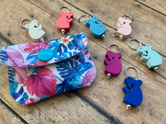 Koala Stitch Marker Pouch