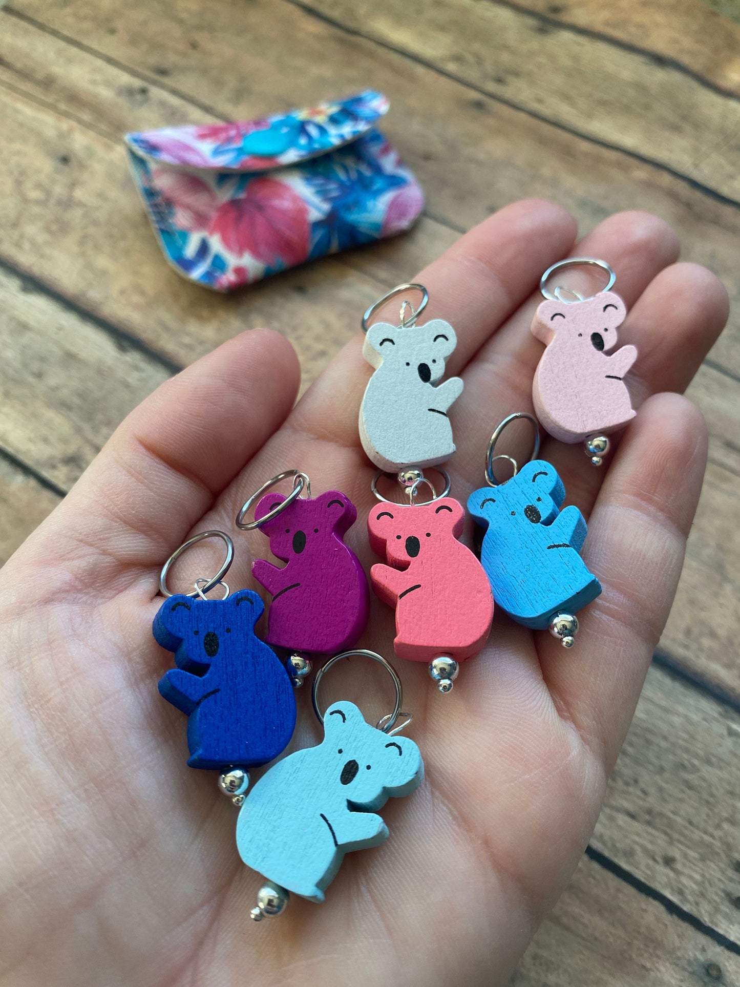 Koala Stitch Marker Pouch