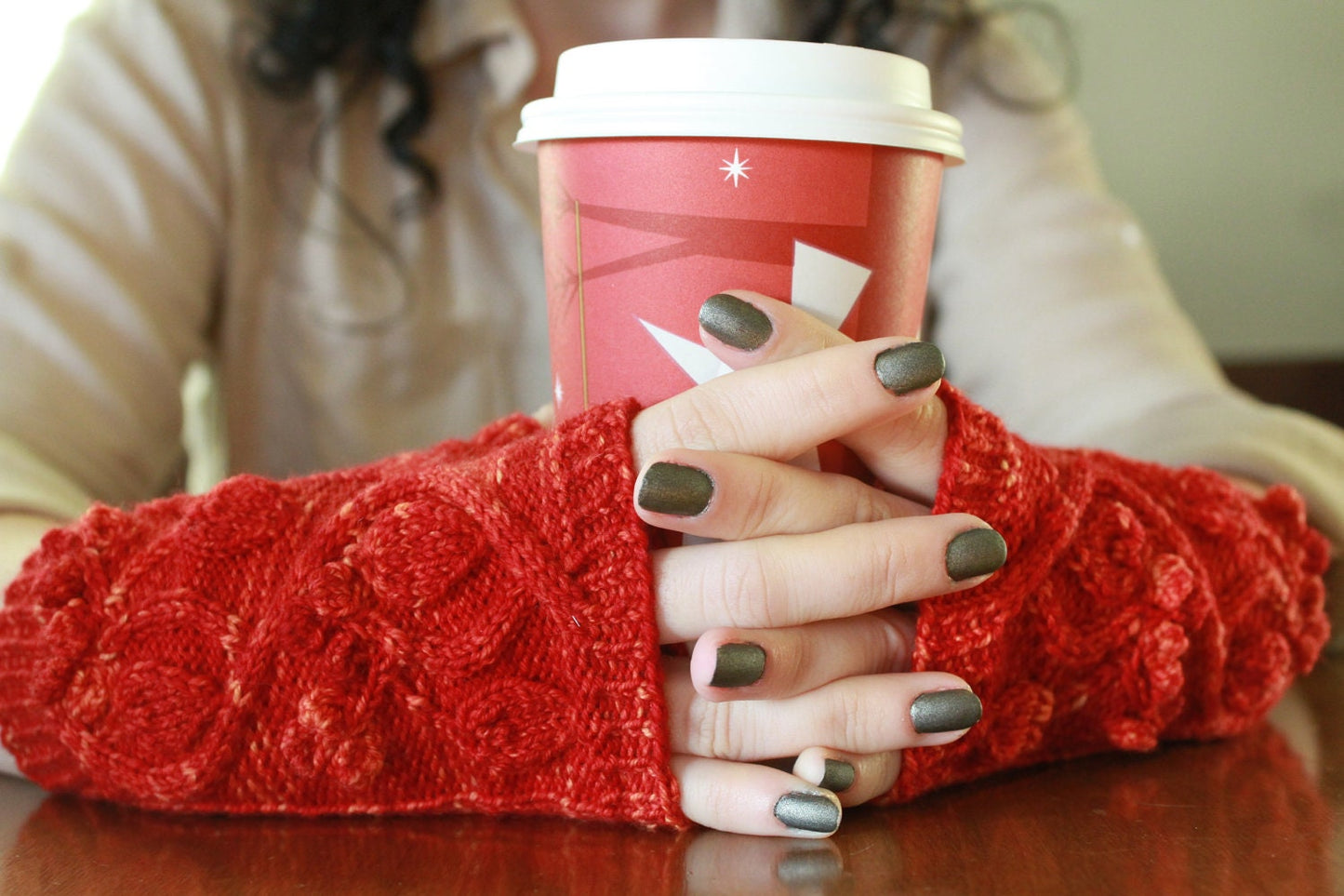 Huckleberry Fingerless Mittens