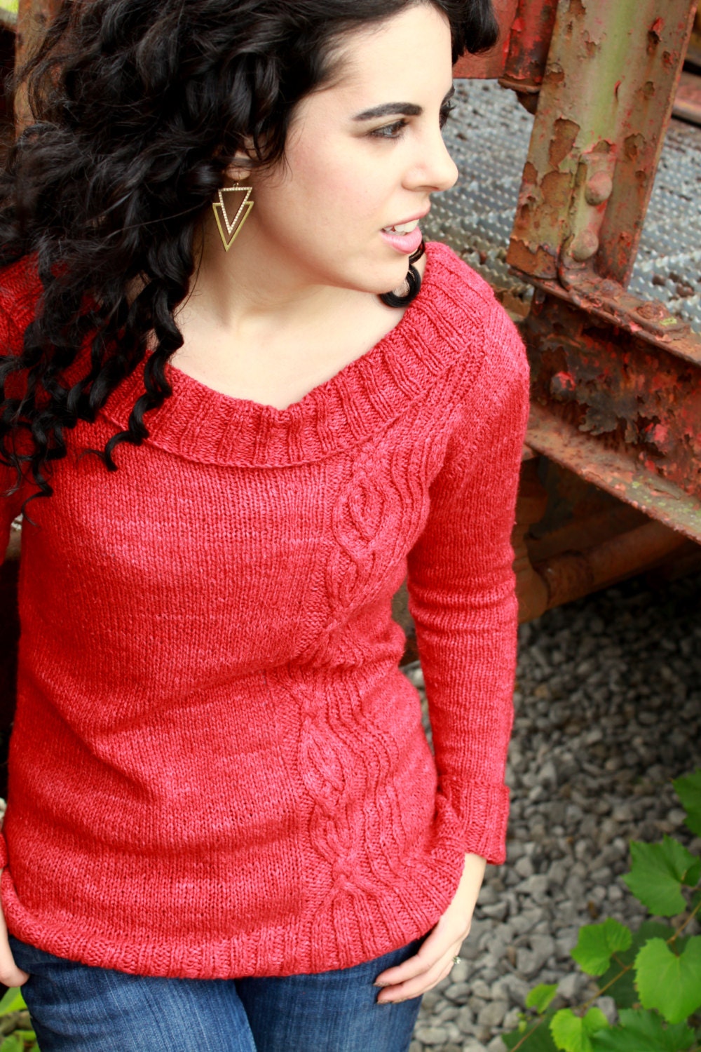 Pelotonner Cabled Sweater
