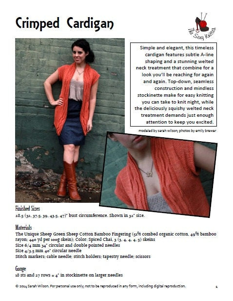 Crimped Cardigan