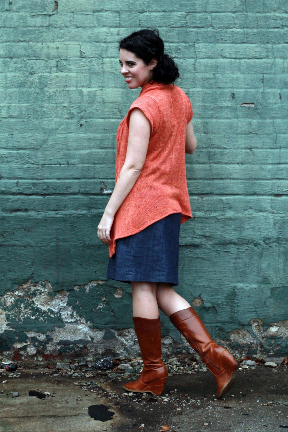 Crimped Cardigan