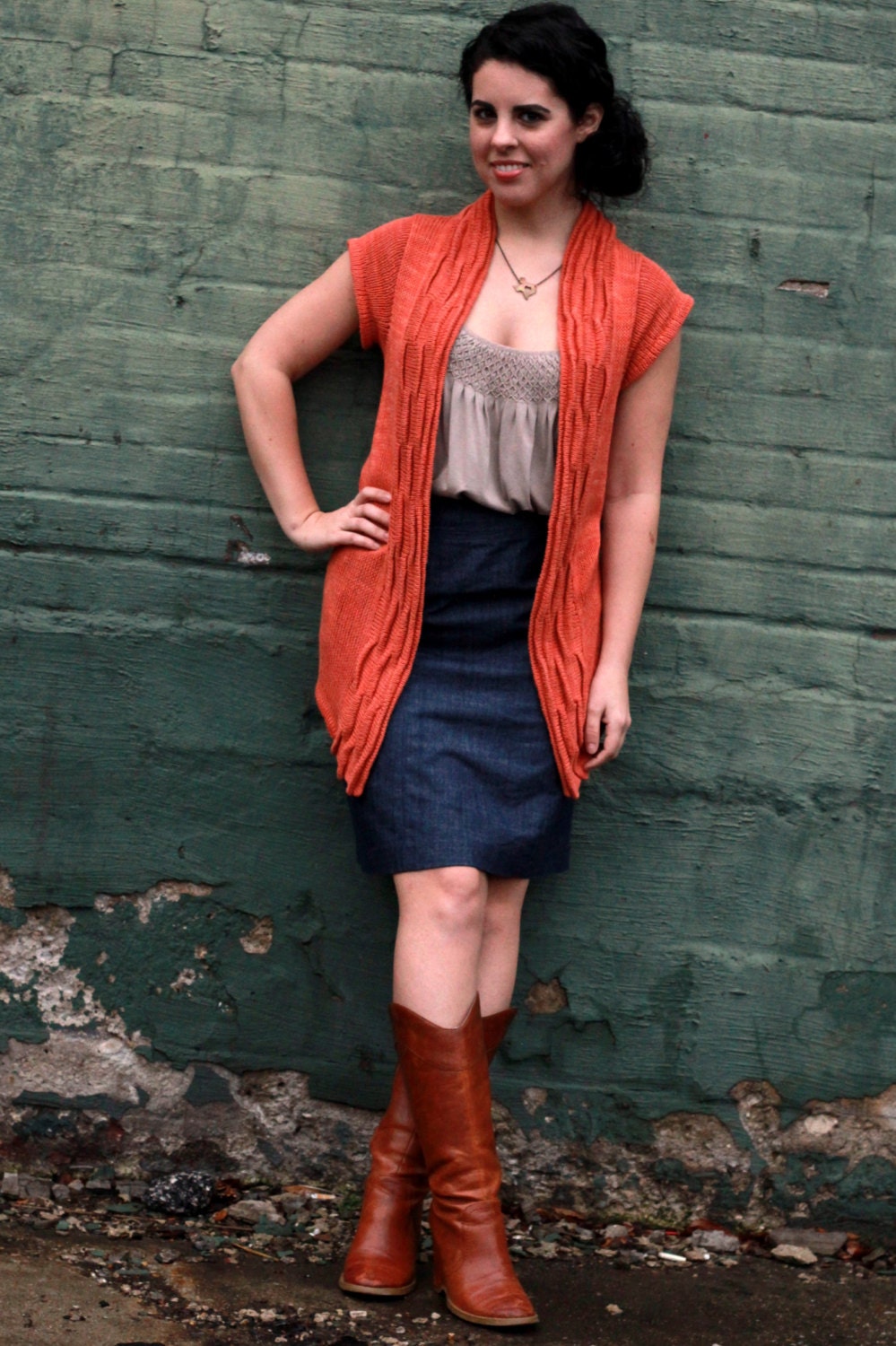 Crimped Cardigan