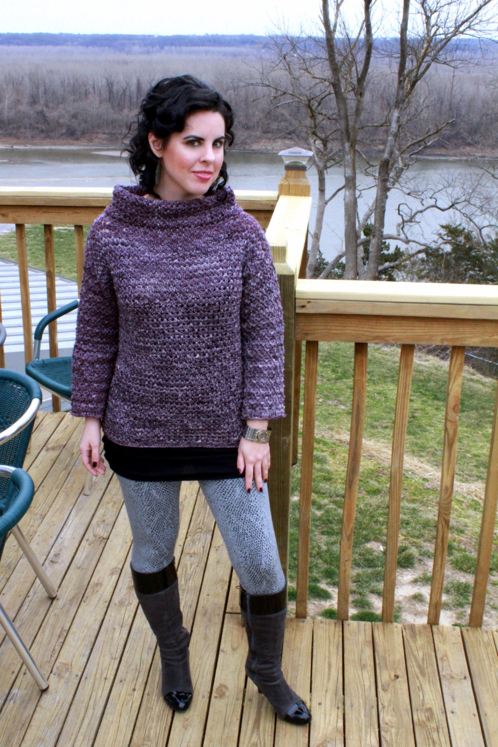 Keria Funnel Neck Pullover