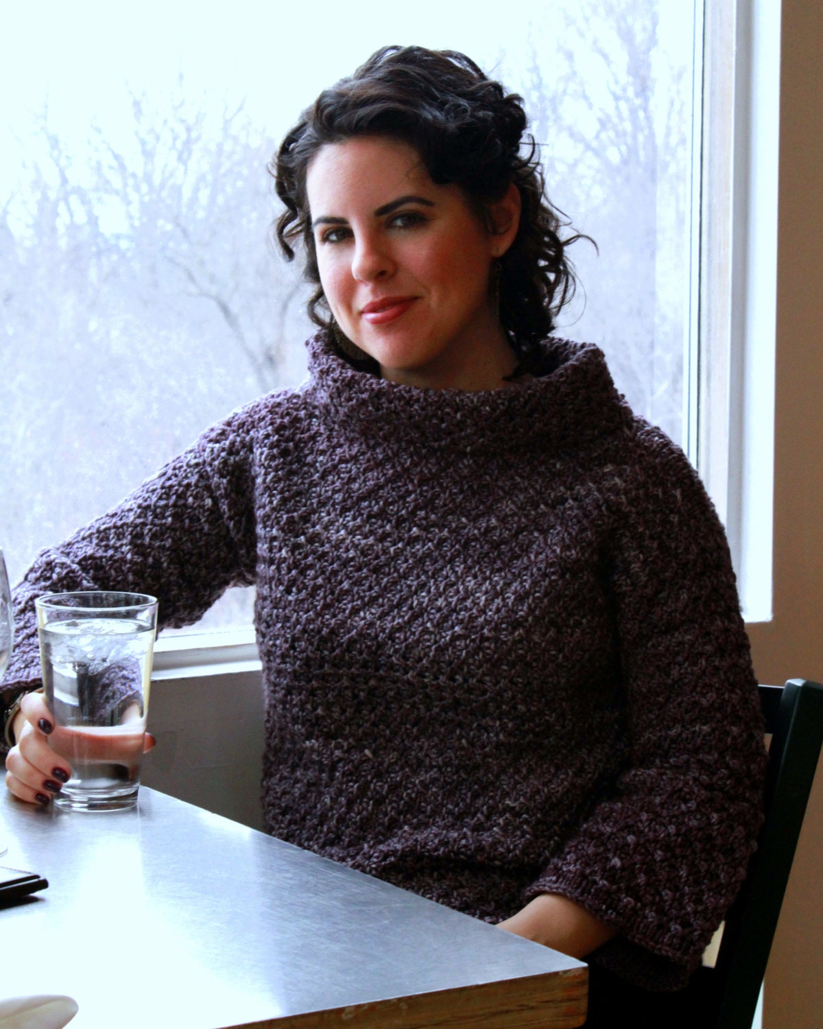 Keria Funnel Neck Pullover