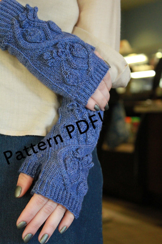 Huckleberry Fingerless Mittens