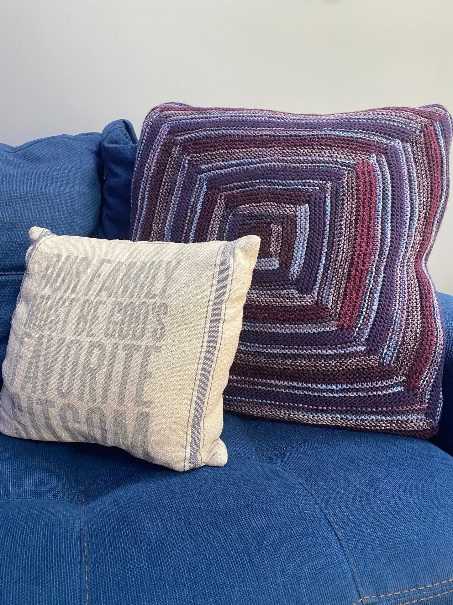 Knit Pillow Cover Pattern & Yarn Pack 28