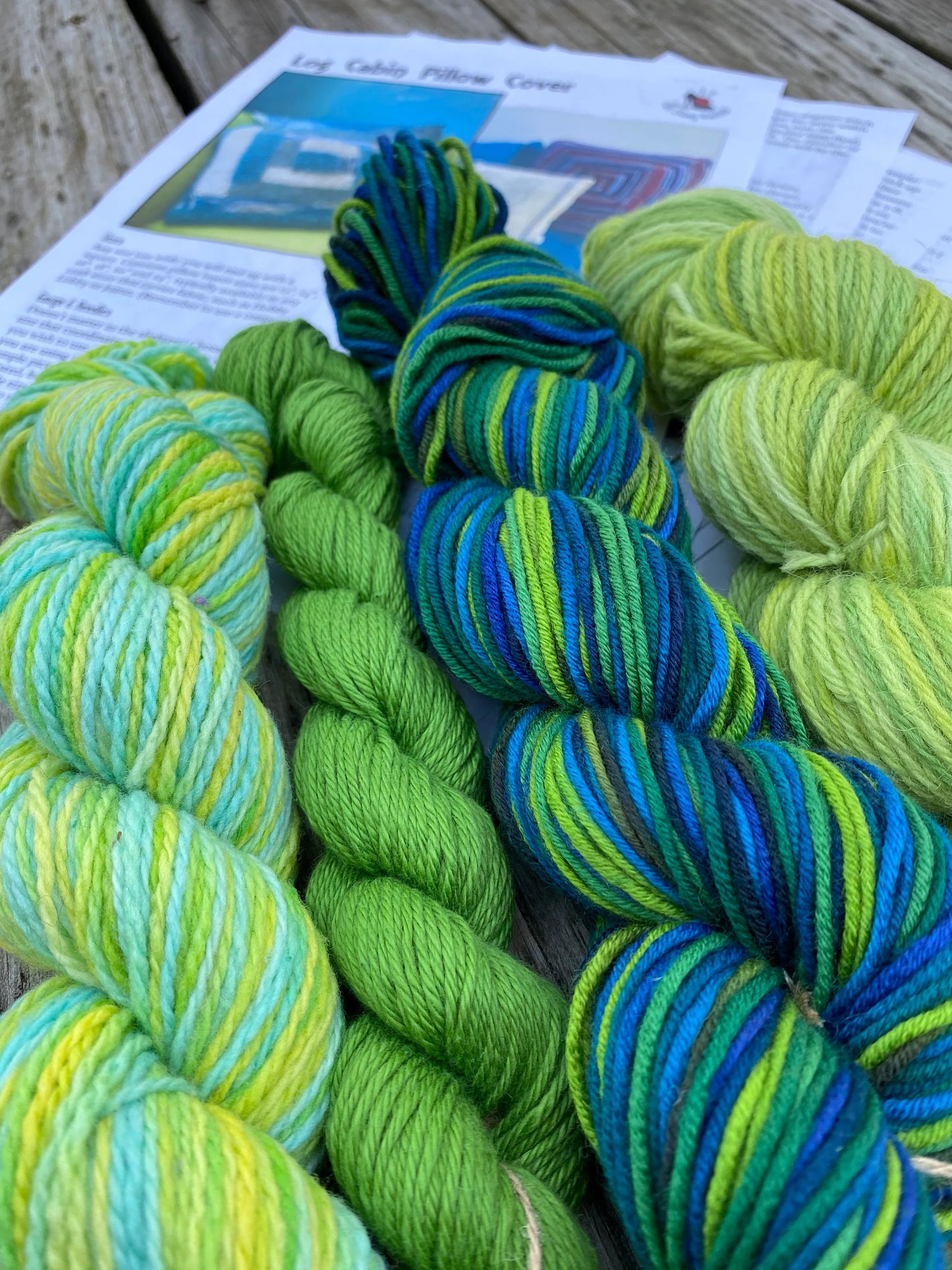 Knit Pillow Cover Pattern & Yarn Pack 22
