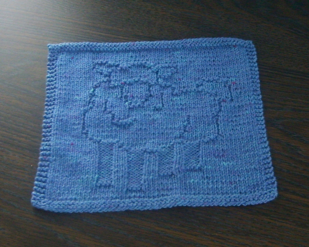 Sheepy Lamb Washcloth & Soap Sack