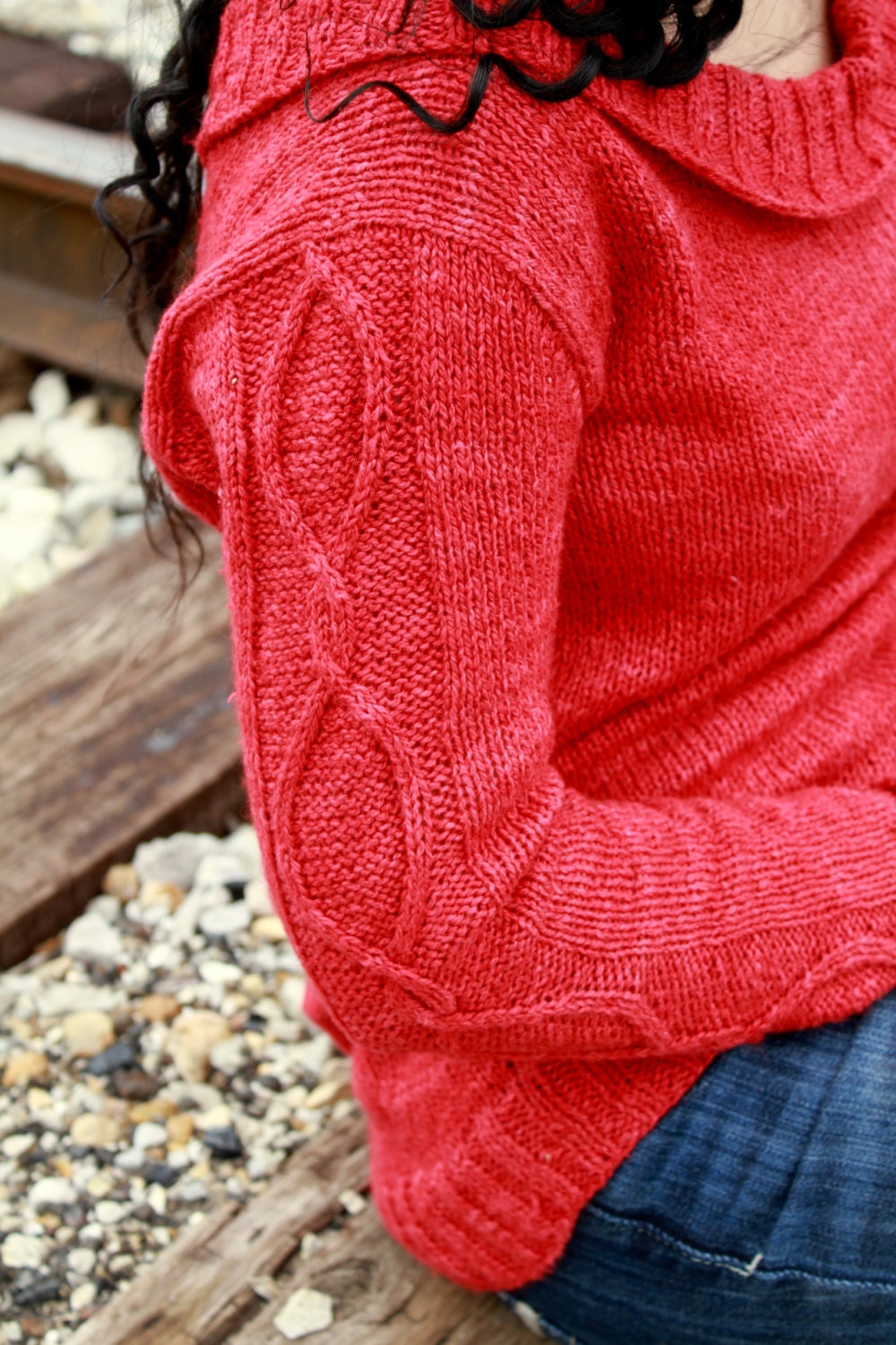 Pelotonner Cabled Sweater