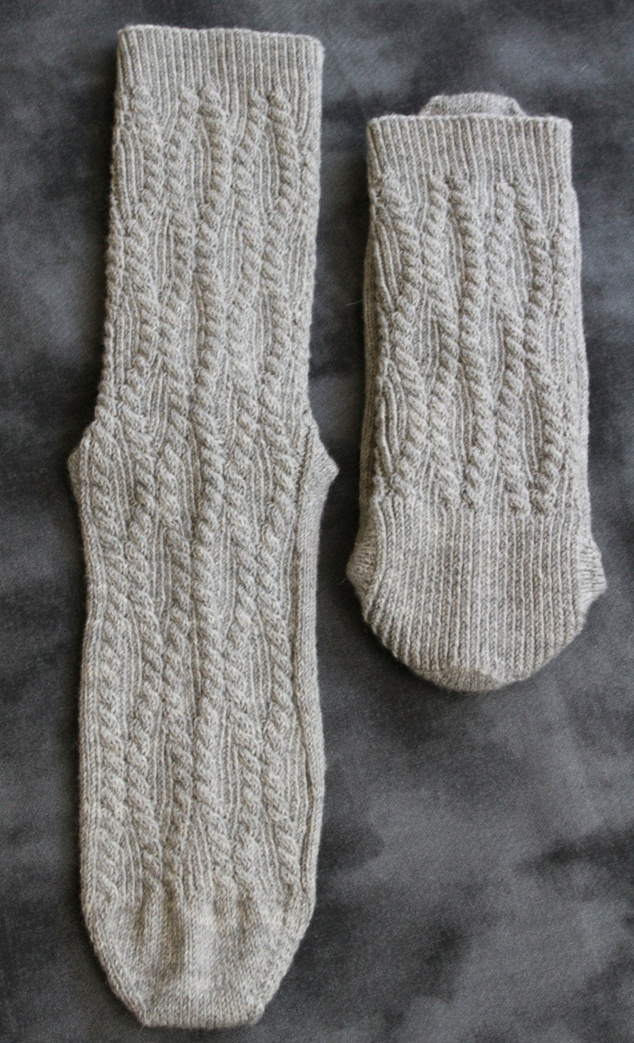 Maritimers Cabled Mens/Womens Socks